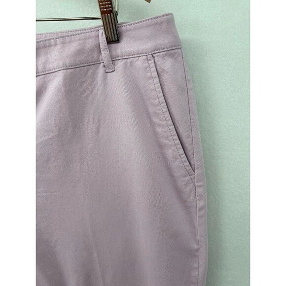 J Jill Mid Rise Live In Chino Pants Size 16 Pink Womens Casual Straight Leg - Picture 4 of 10